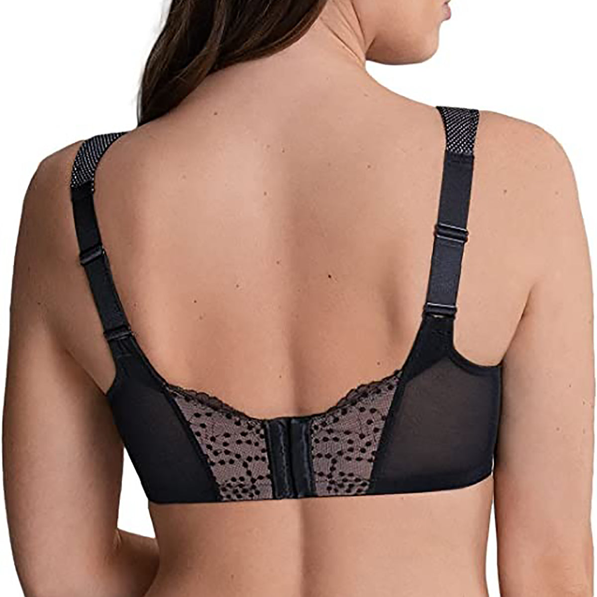 Anita Women's Support Bra Orely 5882 - Wire-Free Comfort Bra In Black, 40B
