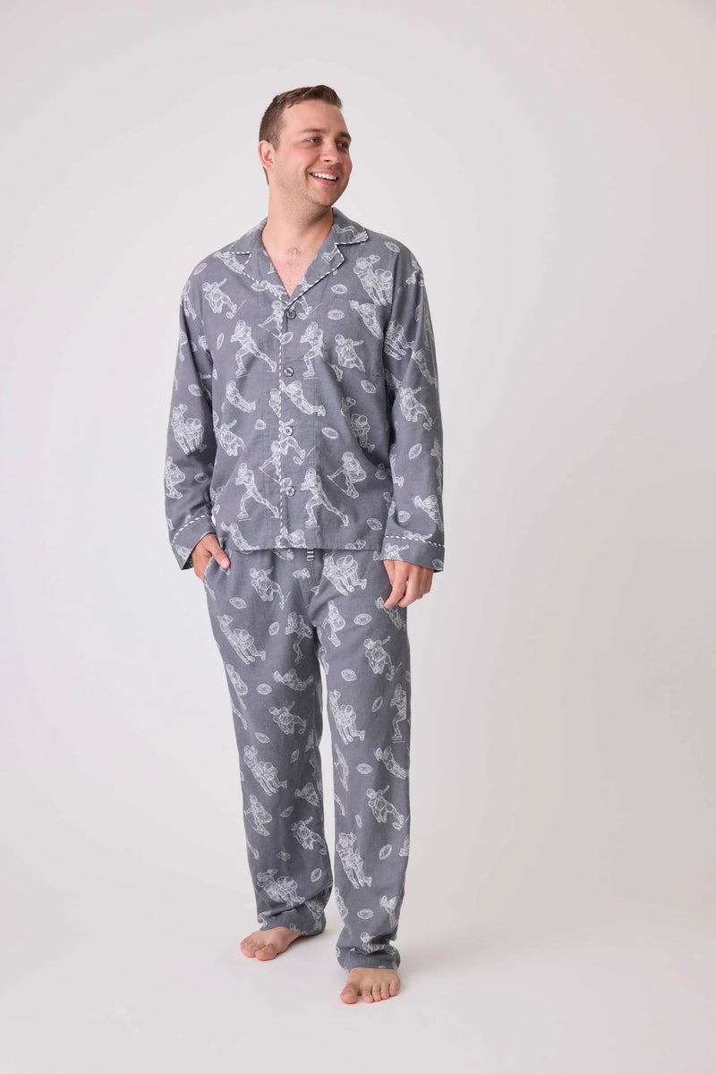 PJ SALVAGE- Game Day Mens Flannel PJ Set- RPGAPJ – The Halifax Bra