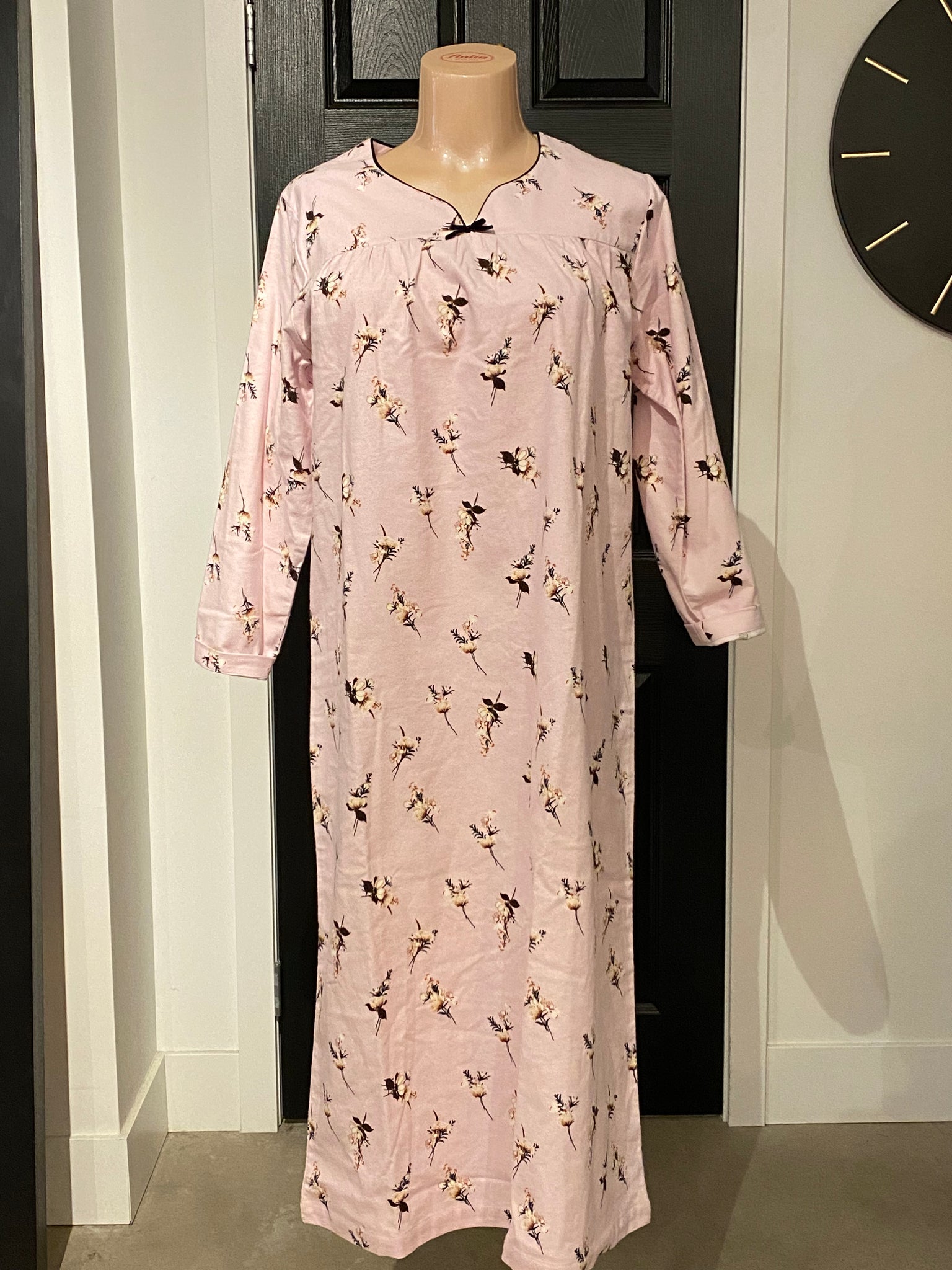 KayAnna Flannel Night Gown- F11435- 100%cotton