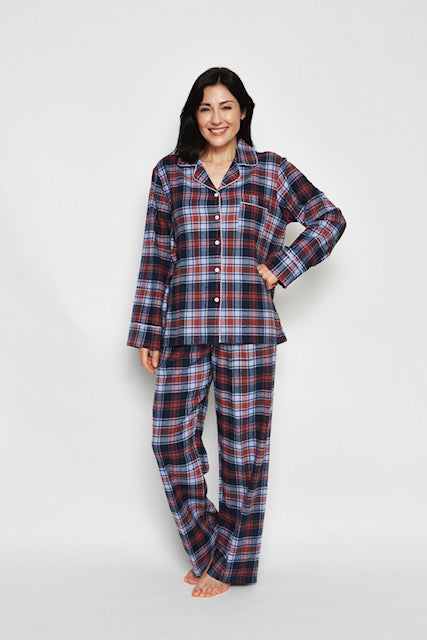 KayAnna F15175 Flannel 2-Piece PJ Set 100% cotton – The Halifax