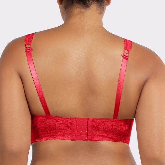 PARFAIT Women's Adriana Wire-Free Lace Bralette - Racing red - 42G