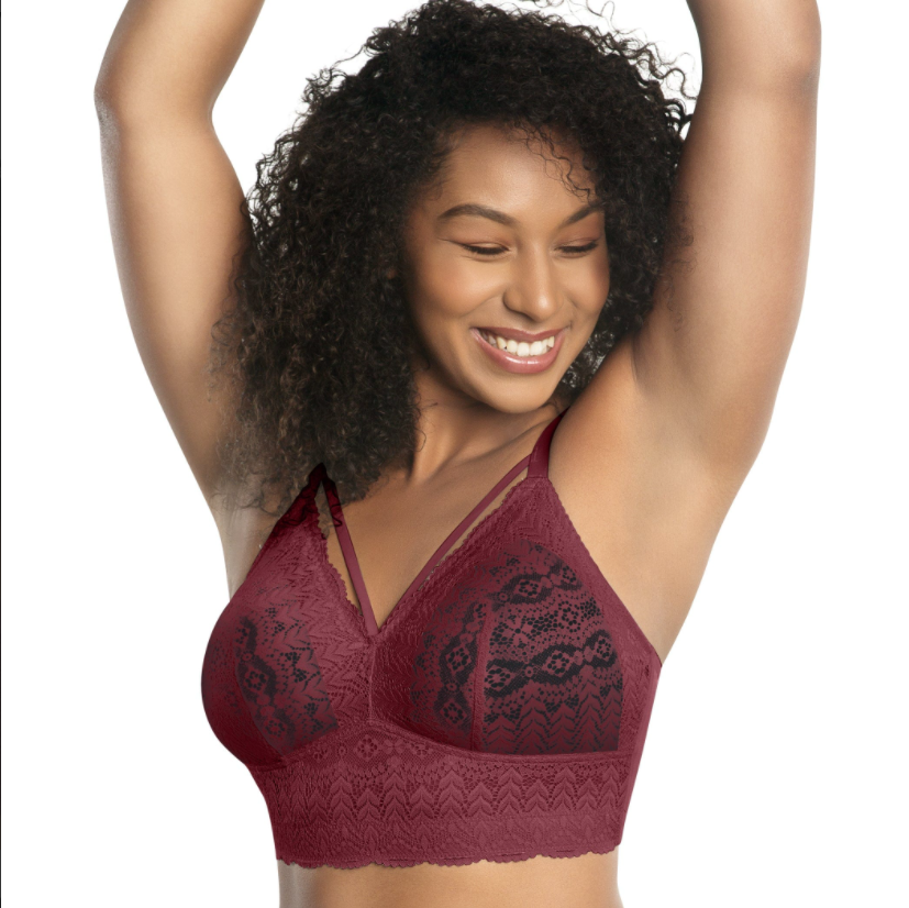 Red and black 2024 bralette