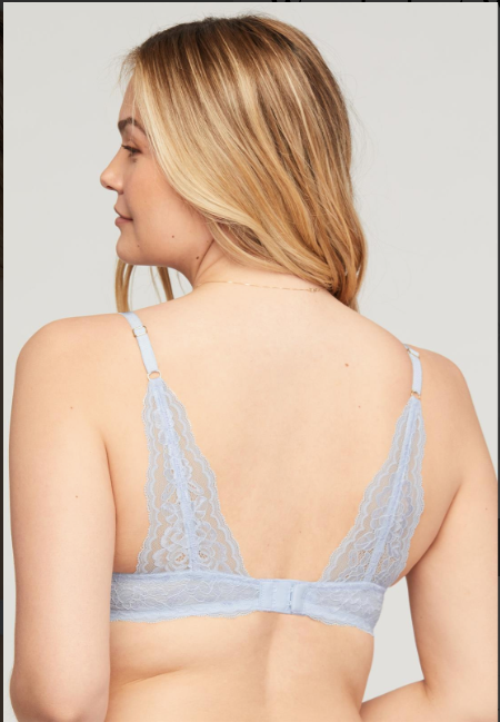 Montelle Intimates Silk and Smoke Cup Sized Lace Bralette