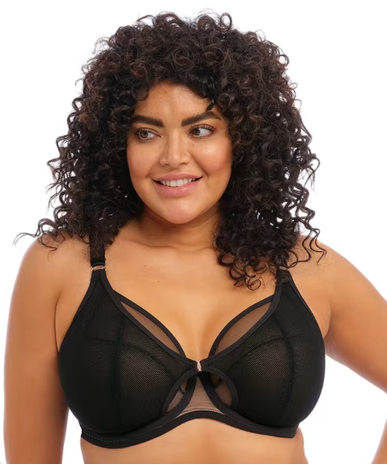 Buy Elomi Women's Plus Size Matilda Underwire Plunge Bra, Black, 32GG at