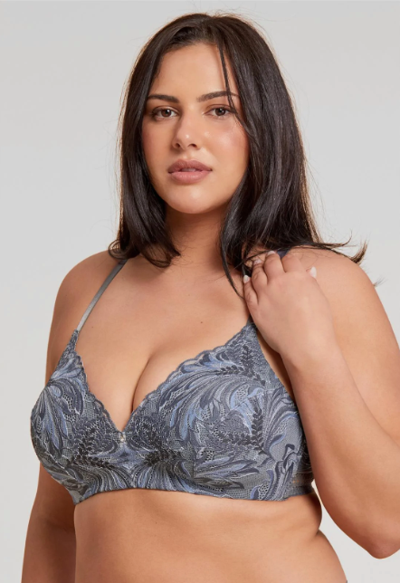 MONTELLE INTIMATES 9334 CUP-SIZED LACE BRALETTE