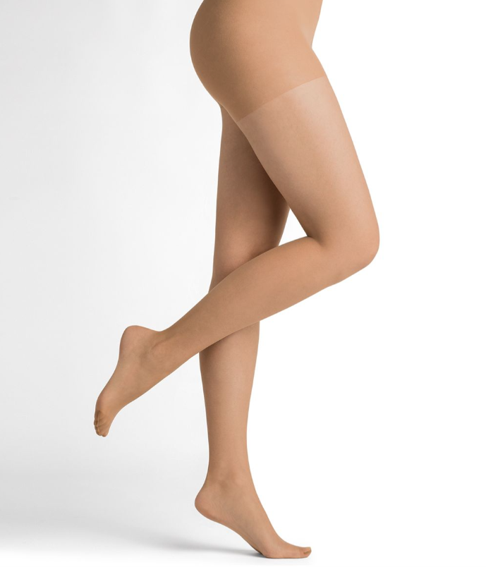 YourTights Sheer Shade Cream Nude Tights 11 Denier Hosiery Made in USA New  NWT