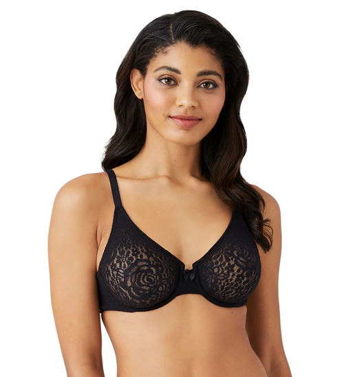 Side gap with high underwire, not narrow enough? 32D - Wacoal » Halo Lace  Underwire Bra (851205)