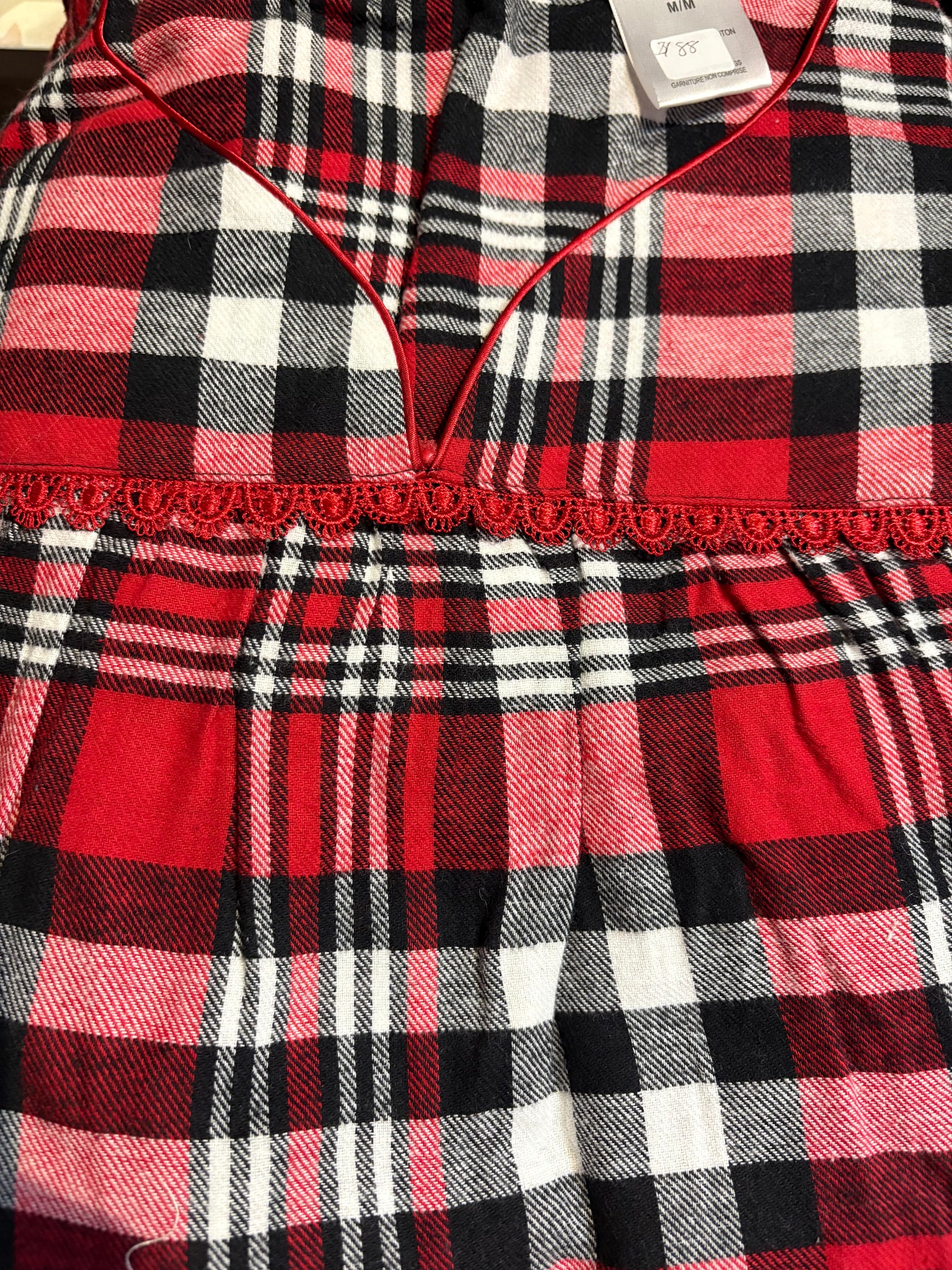 KayAnna Flannel Night Shirt- F12432-100%cotton