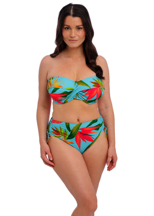 Fnatsie Swim Pichola High Waist Bikini Brief Aqua- FS503978AQA