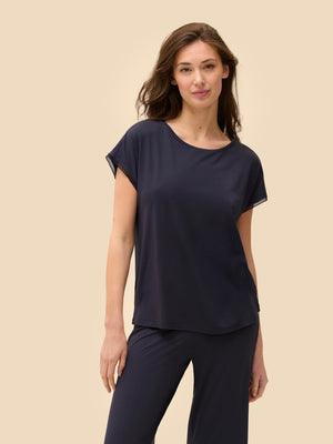 Simone Perele 1C9901 AURORE- Full Moon/ Poseidon Blue - Tshirt