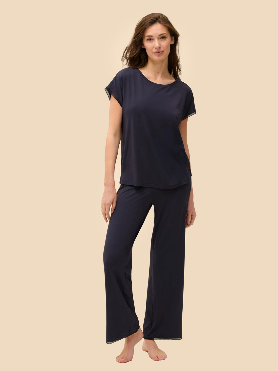 Simone Perele 1C9901 AURORE- Full Moon/ Poseidon Blue - Tshirt