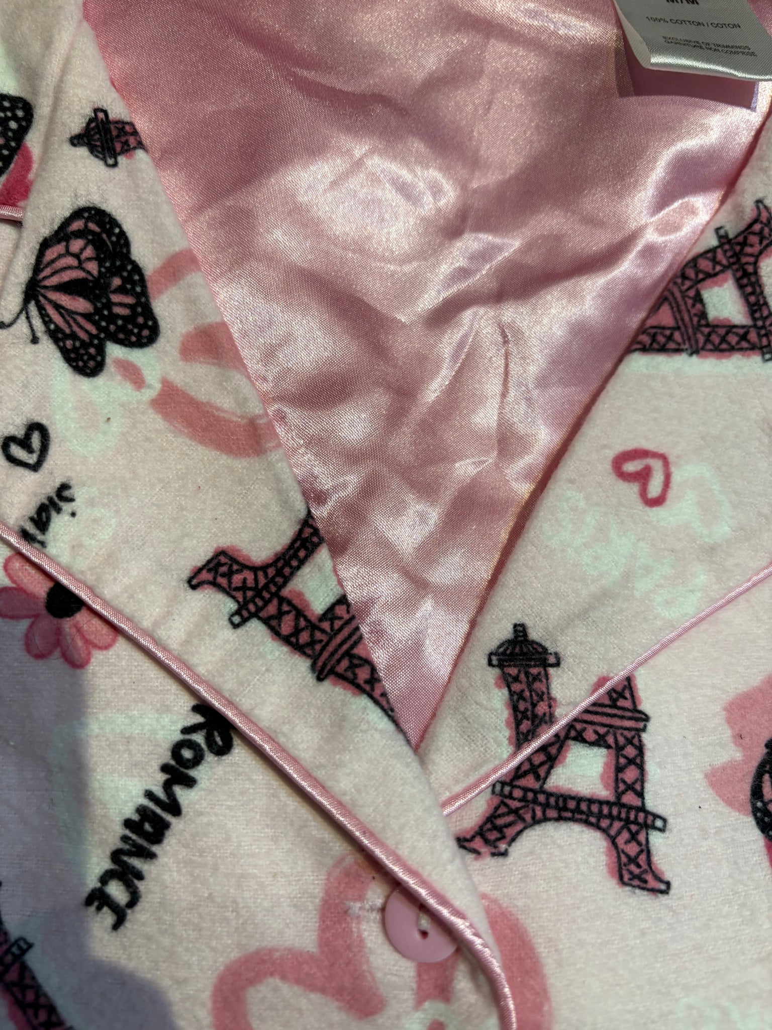 KayAnna Flannel Night Shirt- F12432-100%cotton