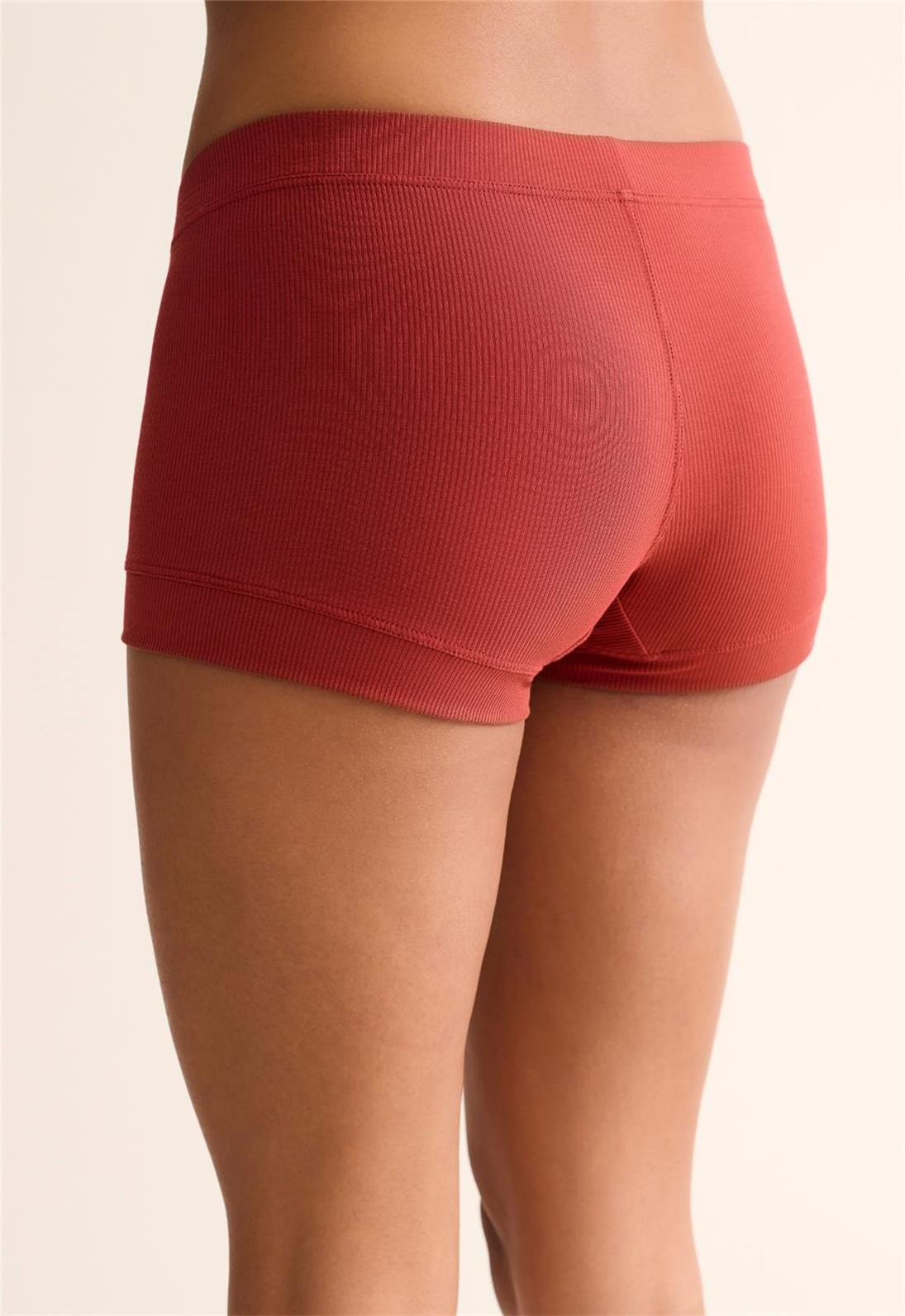 Fleur't Boxer Short-Black/Capuccino/Ink/Chilli Rib -607