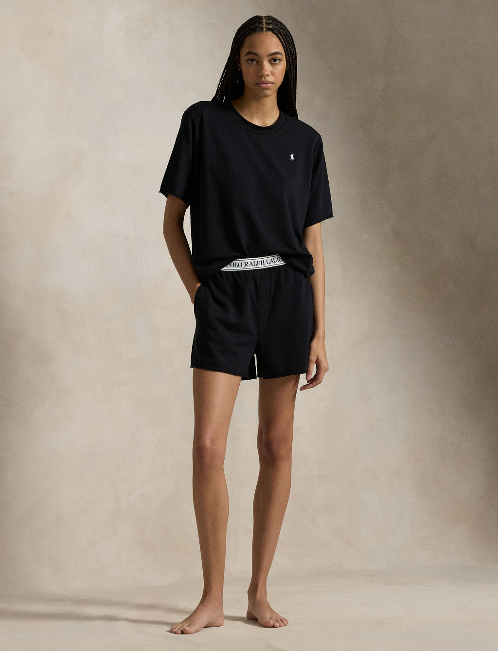 POLO RALPH LAUREN- SHORT SLEEVE SWEATSHIRT SET- 4P8029