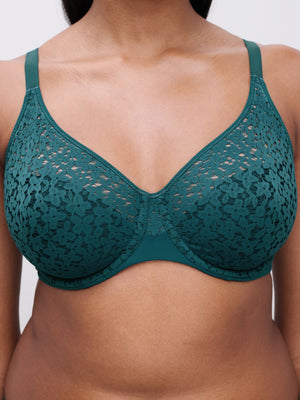 Chantelle Norah Comfort Underwire Bra C13F10- Emerald (OBK)