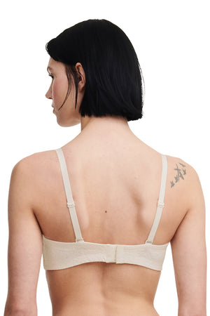 Chantelle- NORAH COMFORT SMOOTH STRAPLESS BRA- Black/Talc- C13F50