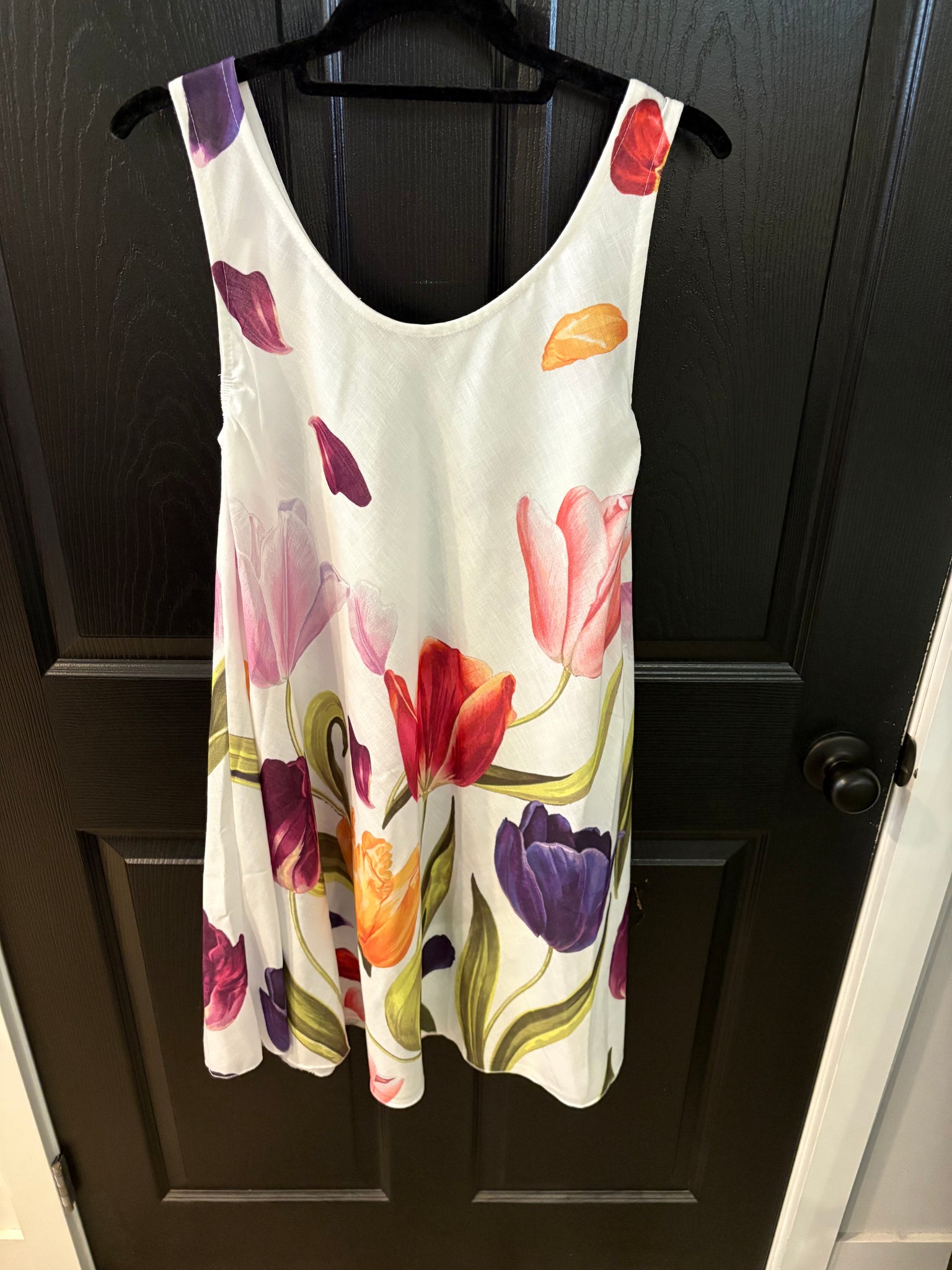 PLUM LOCO WOVEN PATTERN SHORT TANK DRESS- ANG 8057