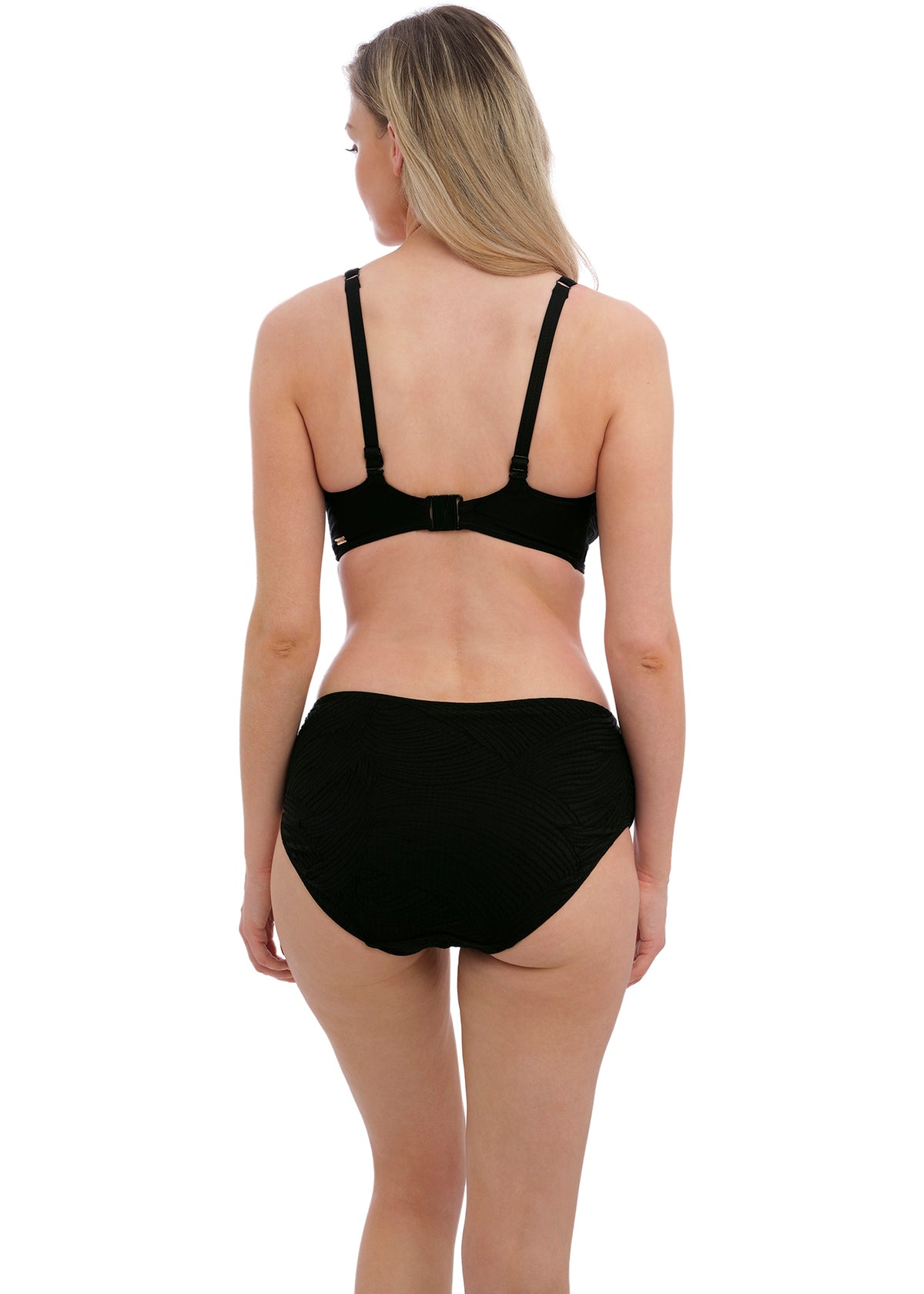 FANTASIE Ottawa Deep Gathered Bikini Brief- FS6363- BLACK