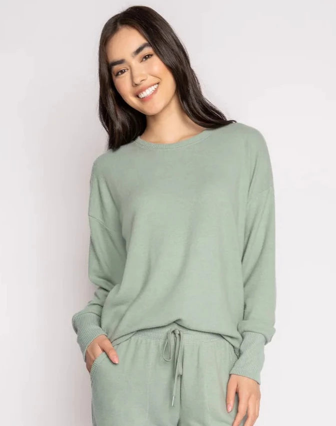 PJ SALVAGE PEACHY IN COLOR LONG SLEEVE TOP- RKPCLS