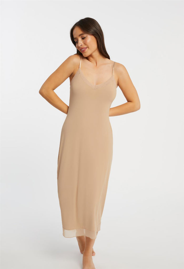 Montelle Maxi Lenght Slip- 9505 - Black/Beige