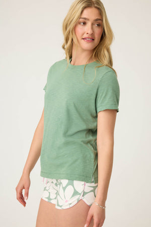 PJ SALVAGE- Back To Basics Short Sleeve Top- R7BBT-SORBET