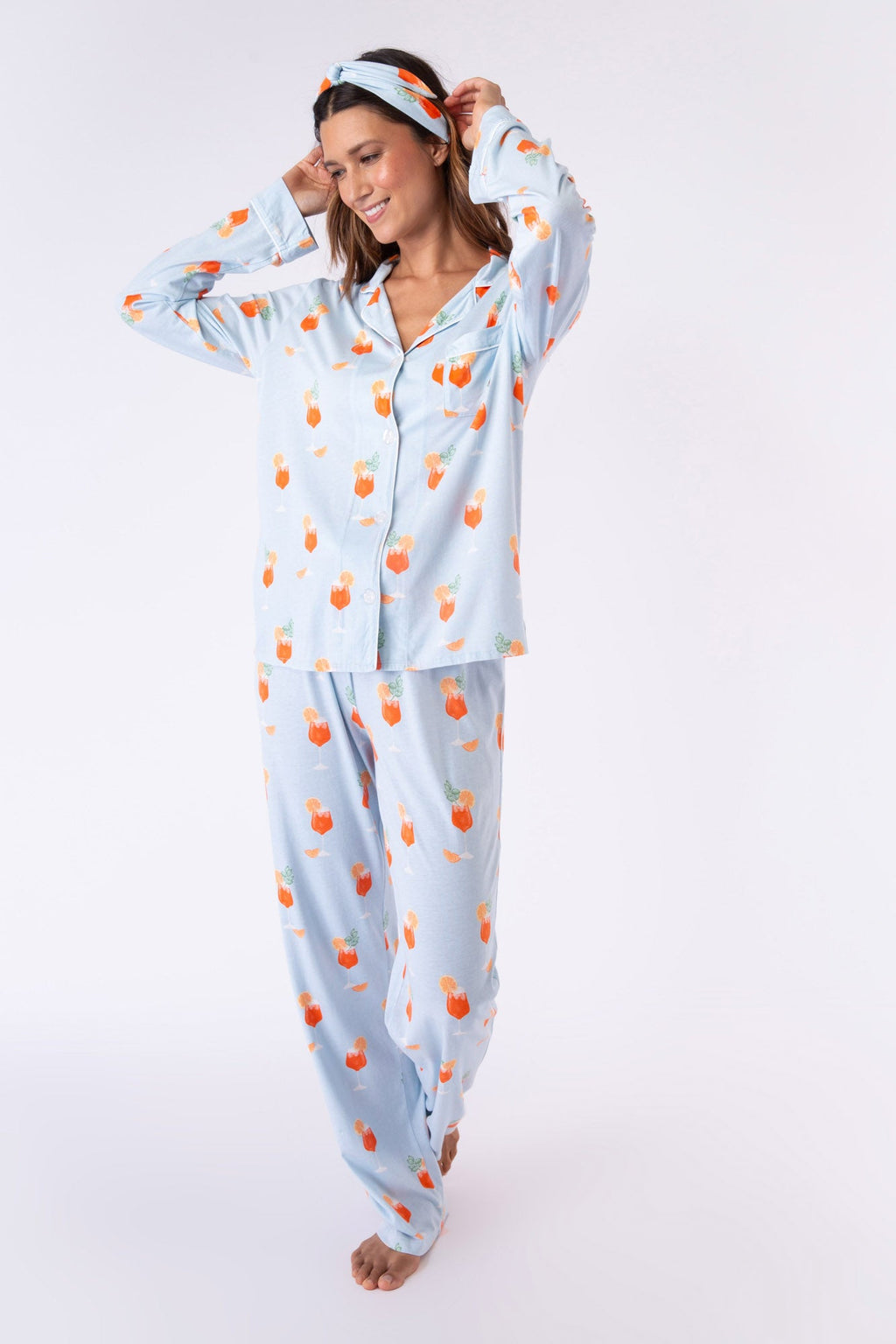 PJ SALVAGE- PLAYFUL PRINTS SET- POWDER BLUE- RNPLPJ1