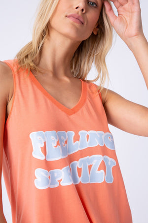 PJ SALVAGE- PLAYFUL PRINTS PJ TANK- RNPLTK