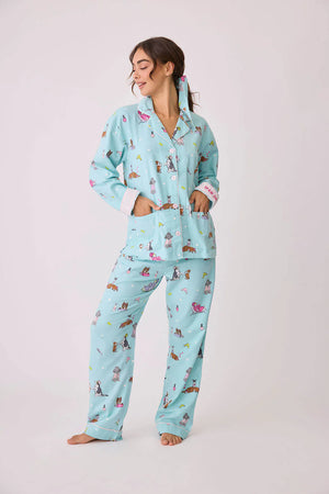 Pj Salvage- Spaw Day Flannel PJ Set- RPFLPJ