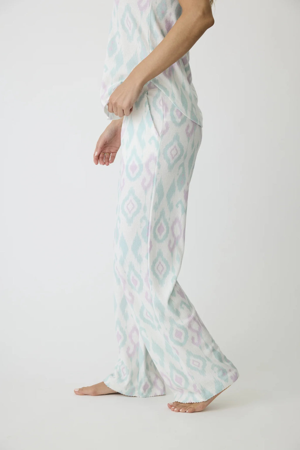 PJ Salvage- RPIWLS/RPIWP- IKAT WATERCOLOR- LONG SLEEVE TOP/ PANT