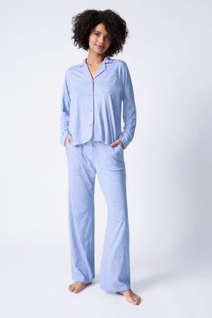 PJ SALVAGE- STAR GAZER- LONG SLEEVE TOP/PANT - RPSGLS/RPSGP- Denim Blue