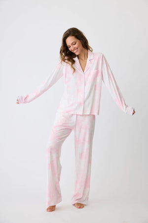PJ SALVAGE Star Gazer Pink Cloud LONG SLEEVE TOP PANTS RPSGLS RPSGP The Halifax Bra Store