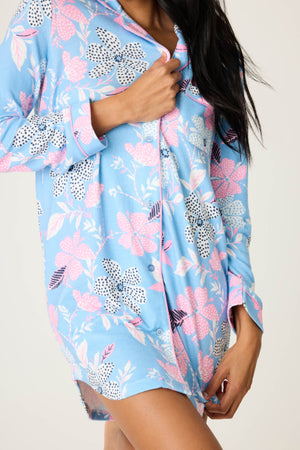 PJ SALVAGE Tropic Garden Night Shirt- RSTGNS