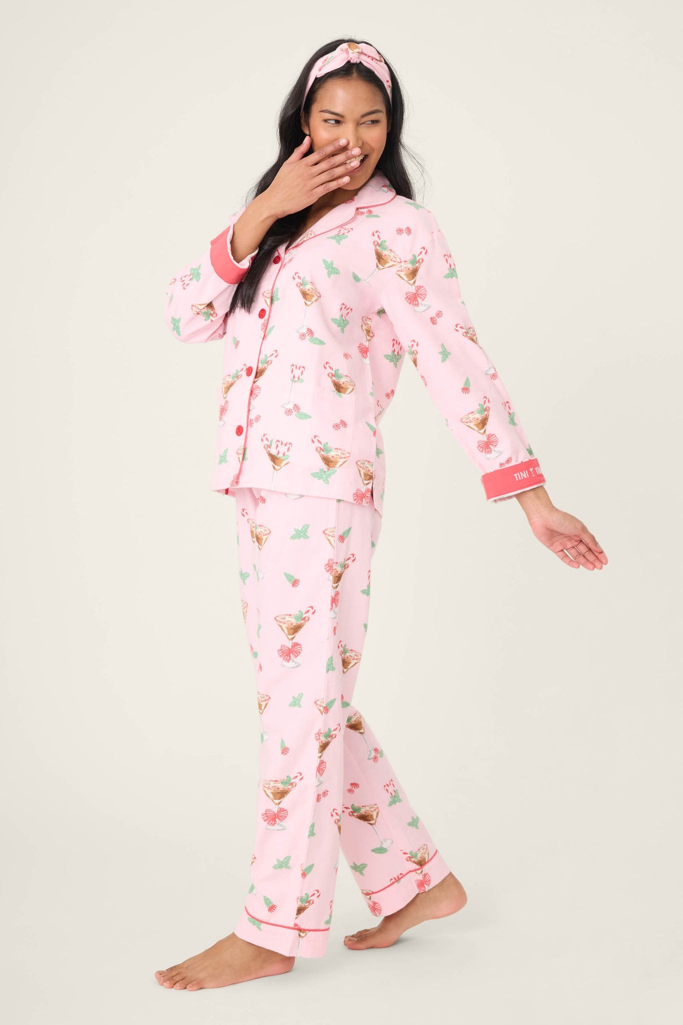 PJ Salvage - Flannel PJ Set - RUFLPJ - Icy Blue/Pink/Turquoise