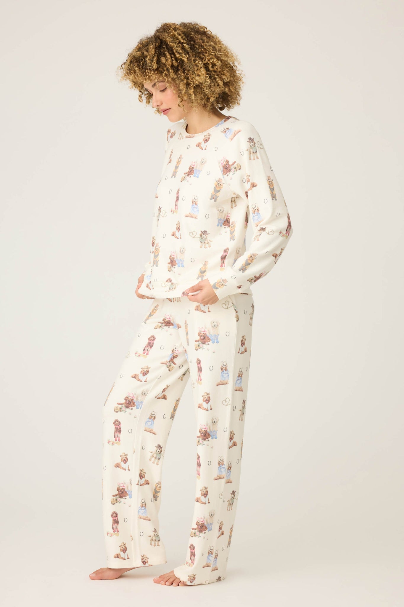 PJ Salvage - Ruff On The Range Print PJ Set - RUOTST-F25