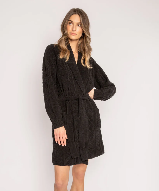 CABLE KNIT ROBE- RKCKR