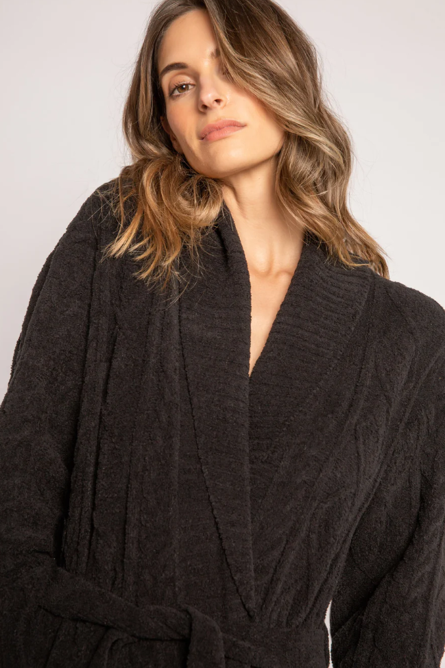CABLE KNIT ROBE- RKCKR