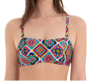 Rosa Faia Swim Bikini Top-Crochet Flower-Bella-8725