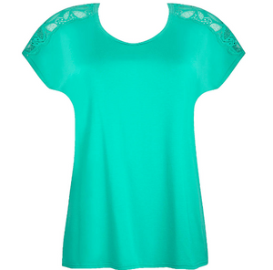 Antigel Stricto Sensuelle Short sleeves top - ELH4317 (White/ Green)
