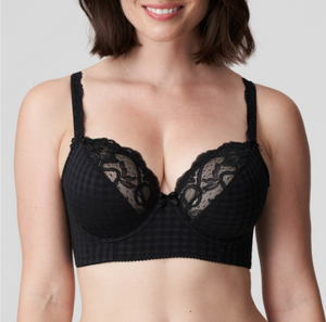 Prima Donna Madison Plunge Bra Longline-0262126 (Black)