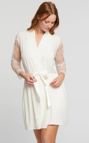 Fleur't-In Love Lace Sleeve Robe-6316