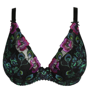 Prima Donna Half Padded Plunge Bra-San Angel Peacock-0163492