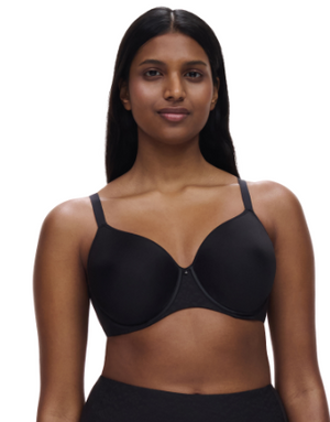 Comfort Chic Back Smoothing T-Shirt Bra C18JNV Black/ Nude