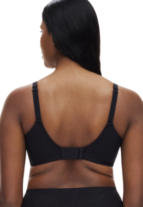 Comfort Chic Back Smoothing T-Shirt Bra C18JNV Black/ Nude