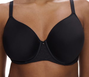 Comfort Chic Back Smoothing T-Shirt Bra C18JNV Black/ Nude