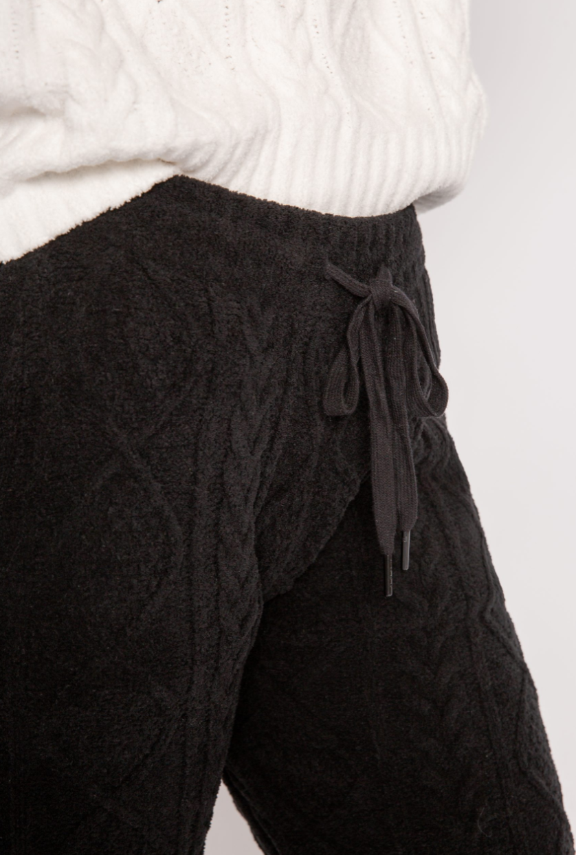 P.J Salvage Cable Knit Drawstring Joggers - RKCLP