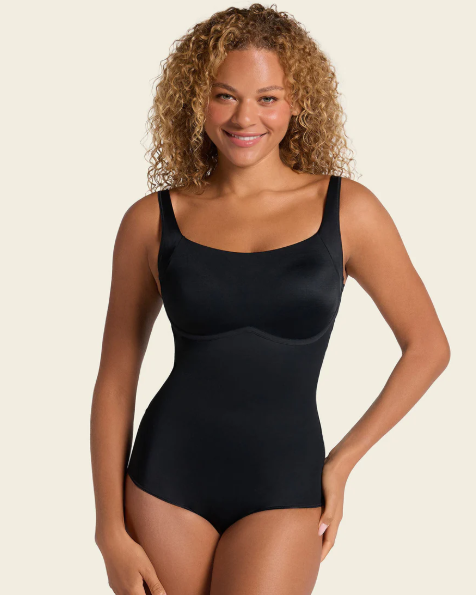 Leonisa-Core Boldly-Scoop Back Wireless Classic Sculpting Bodysuit