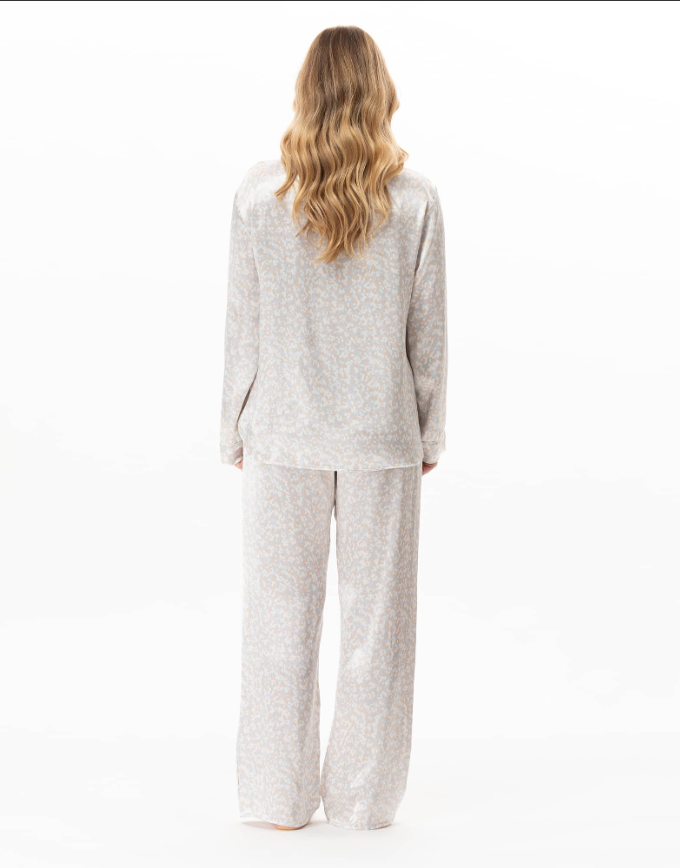 Le Chat LINETTE 106 Multicolour-0023 Viscose button-down pyjamas C117APY