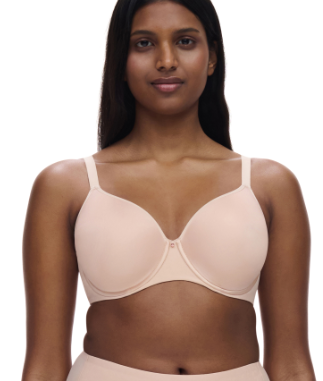 Comfort Chic Back Smoothing T-Shirt Bra C18JNV Black/ Nude