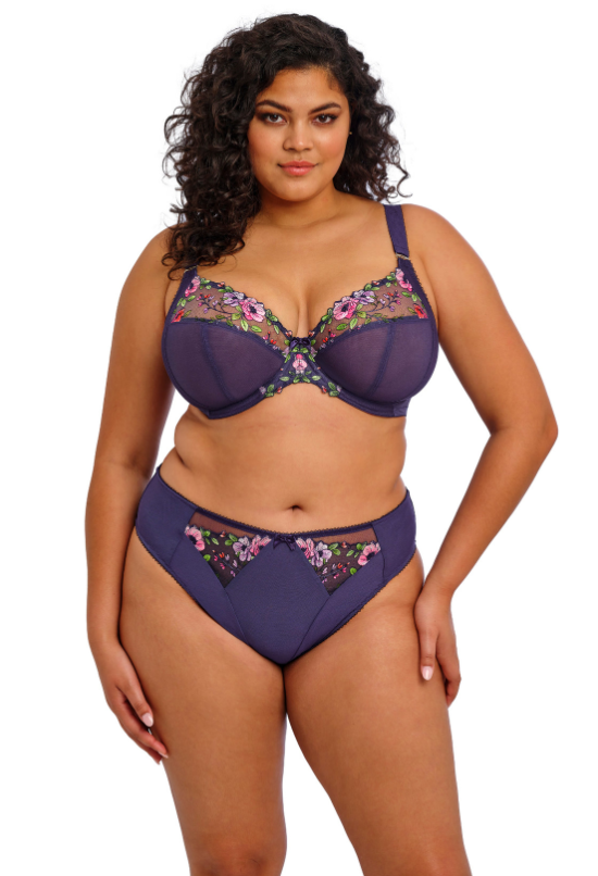 Elomi Himari Midnight High Leg Brief- EL302153MIH