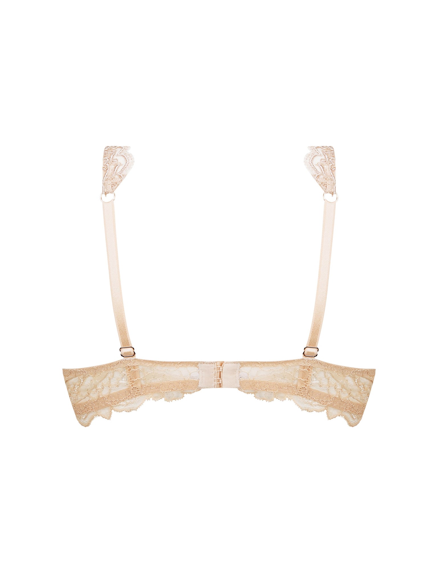 LISE CHARMEL Glam triangle- ACH7413- Nude Sublime/Vert Princesse/Sublime iris/